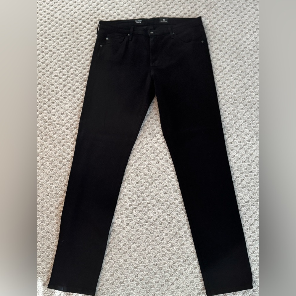 AG Adriano Goldschmied Women's The Prima black cigarette leg Jeans